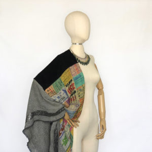 Vilagallo adare patchwork scarf