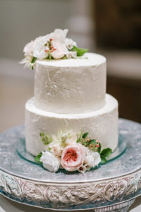 allie and michael's fearrington wedding cake