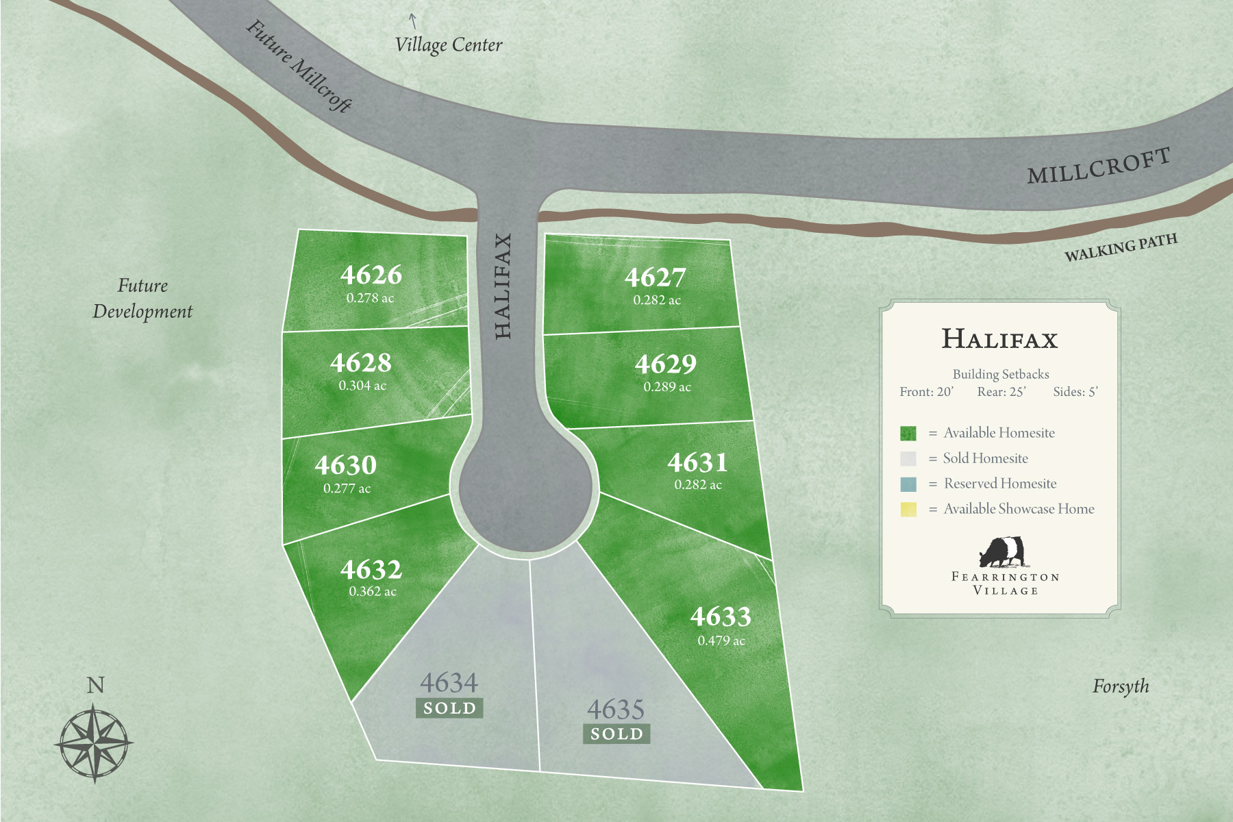 Halifax homesite map