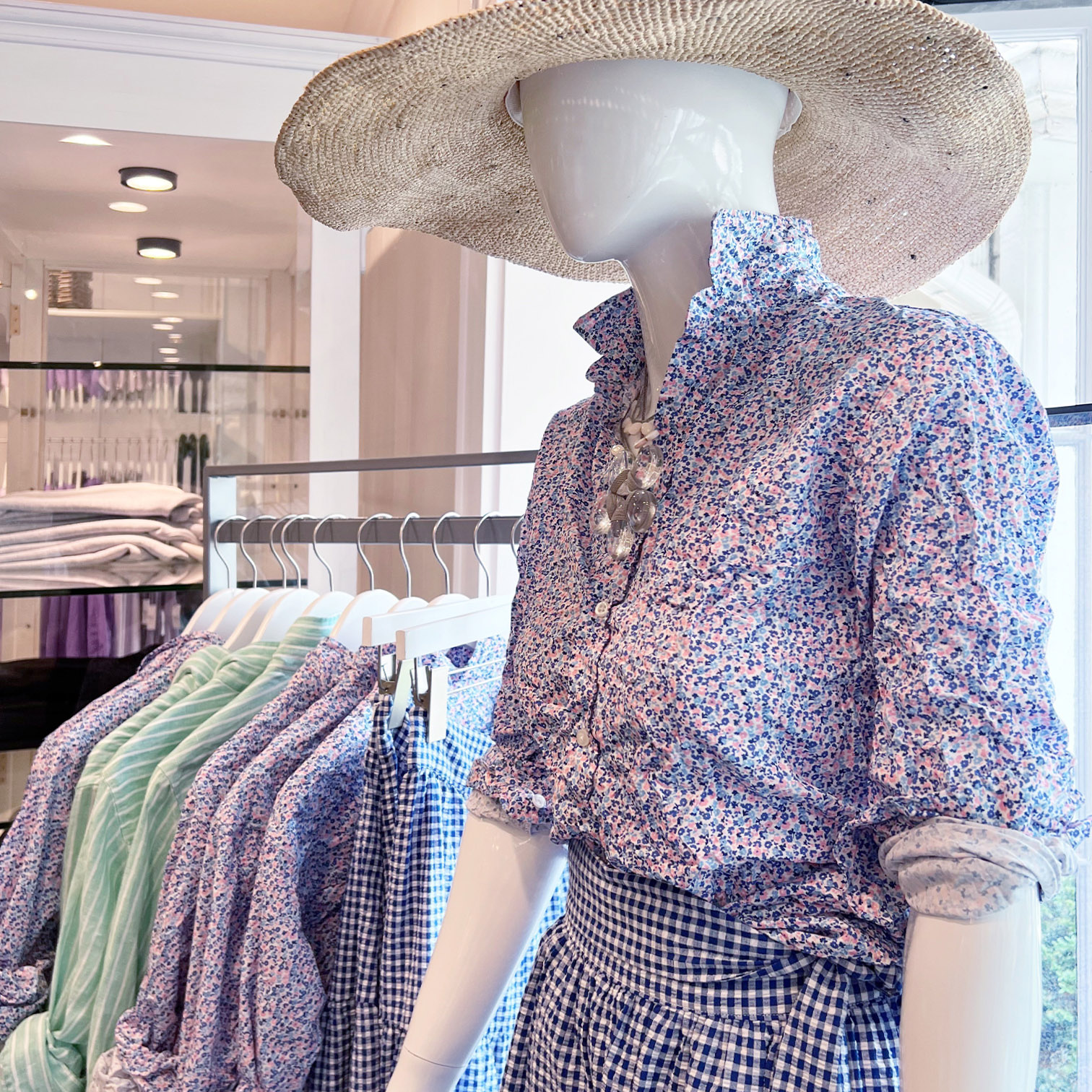 spring outfit at dovecote