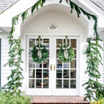 the garden house decorated for the holidays