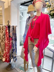 New dresses and styles in at Dovecote Style in Fearrington Village for Spring