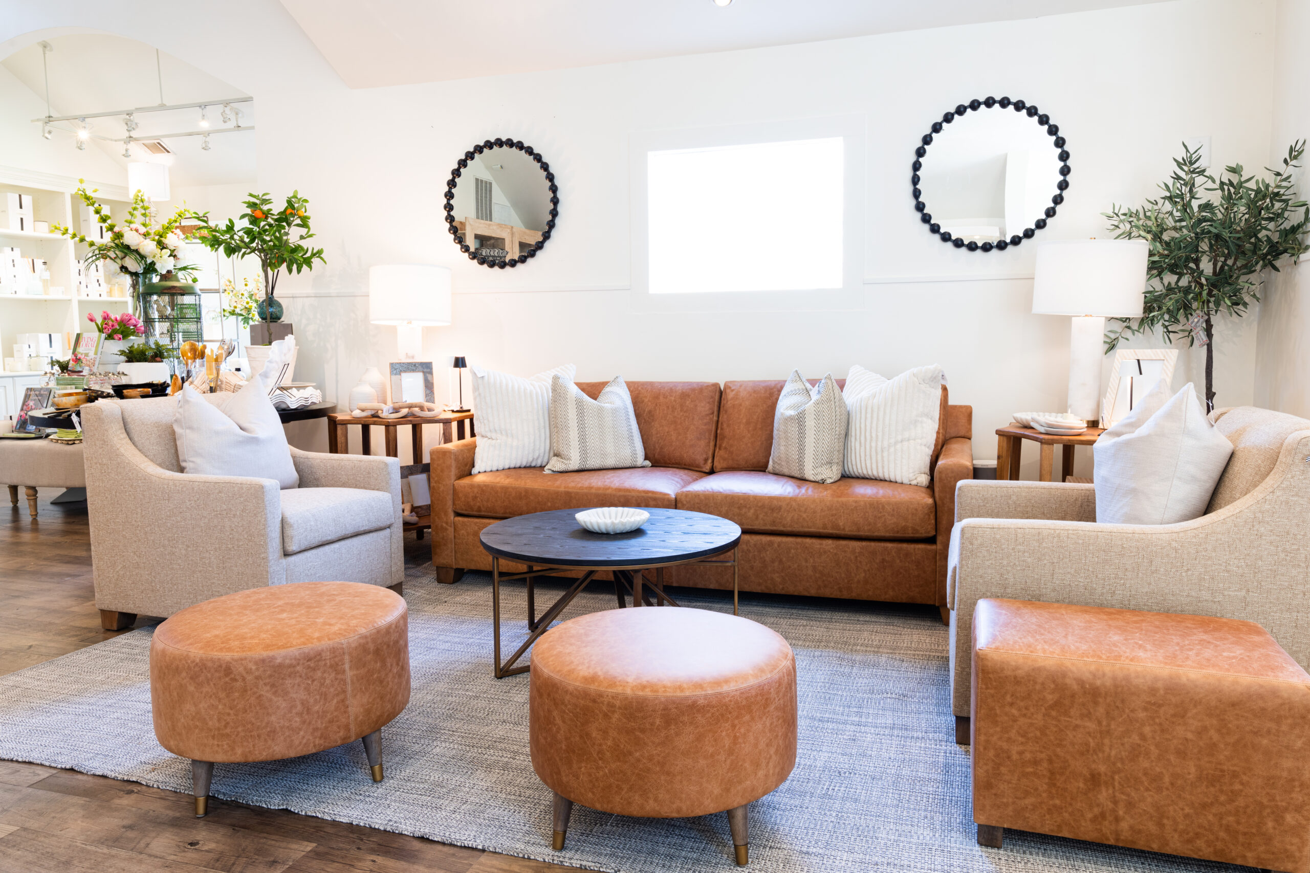 Shop furniture as well as interior decor, tabletop, barware, glassware, and many other home items here at Nest in Fearrington Village