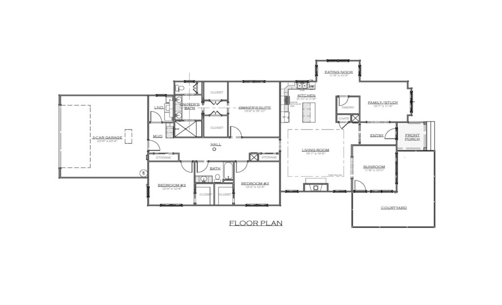 4011 floor plan (with sunroom)