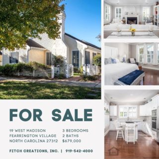 New listing!  You know the number—919-542-4000 to chat with our team and schedule a tour!  In the meantime, check our stories for a link to a virtual tour 💕