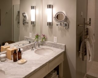 Sometimes the best part of the stay is the luxurious bathroom.​​​​​​​​ ​​​​​​​​ Heated towel racks, delightful amenities, even the fresh flowers all whisper "relax..."​​​​​​​​ ​​​​​​​​ ​​​​​​​​ #bathroom #bath #luxury #luxurious #amenities #instagood #relax #rejuvenate #calm #zen #simple #fresh #explore #discover #light #love @fearrington_house @relaischateaux