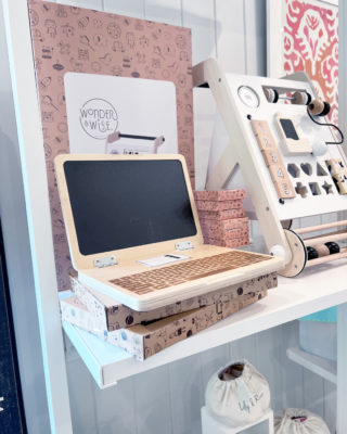 How cute is this little "laptop," new in Sprout!?​​​​​​​​ ​​​​​​​​ It's actually a chalkboard--so charming! ​​​​​​​​ ​​​​​​​​ ​​​​​​​​ #kids #children #cute #kidssection #toys #books #fun #family #cute #baby #sweet #whimsy #fearrington #fearringtonnc #fearringtonvillage #fearringtonkids @fearrington_village